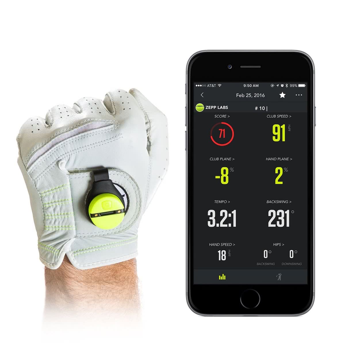 ZEPP 2 Golf Swing Analyser