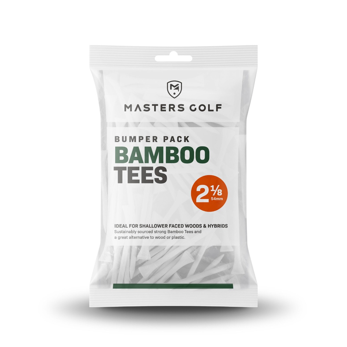 Wood Tees 2 1/8 White 130-Pack