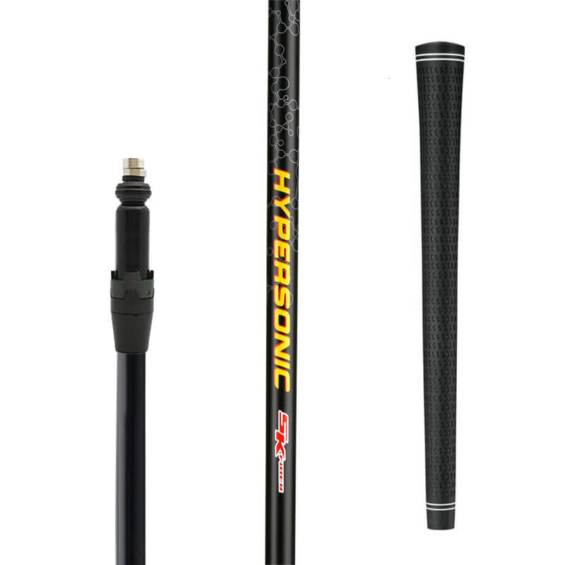 Replacement shaft for Titleist 910 H Hybrid - (21°) Graphite Stiff Flex (Golf Shafts) - Incl. Adapter, shaft, grip
