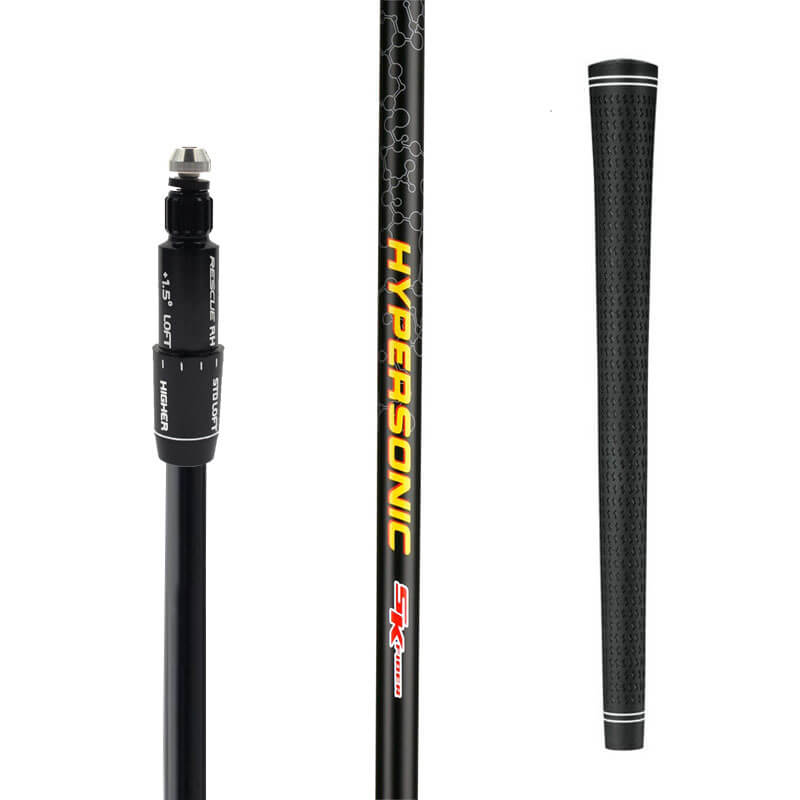 Replacement shaft for TaylorMade RBZ Stage 2 TP Hybrid #4 Graphite Reg Flex (Golf Shafts) - Incl. Adapter, shaft, grip