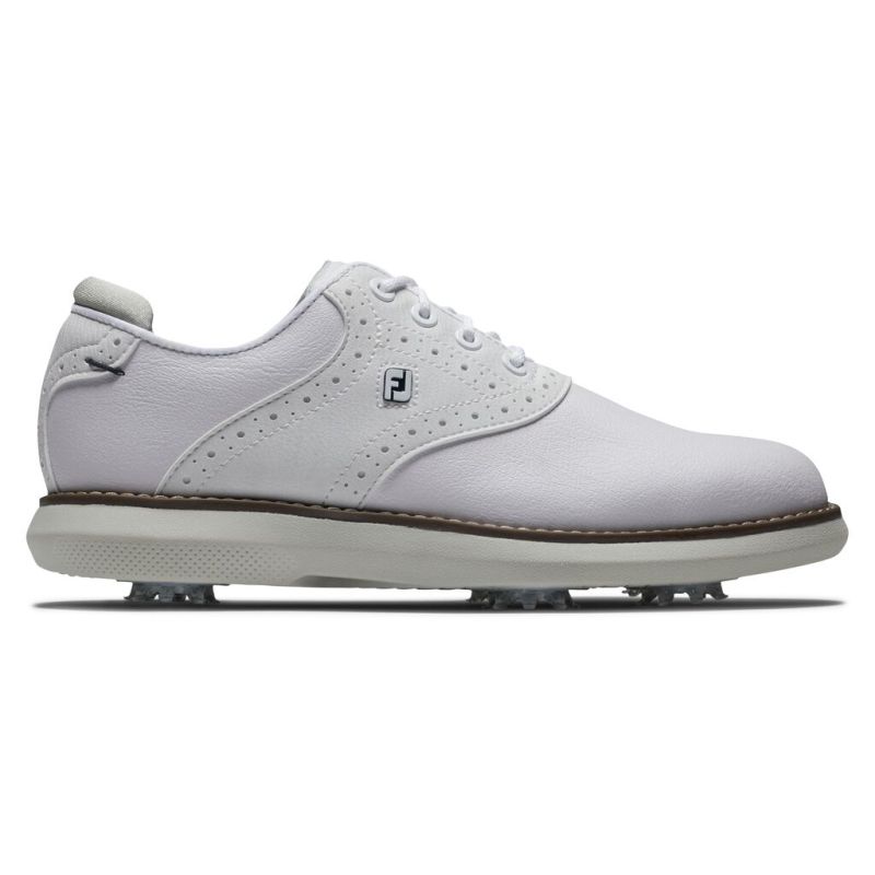 FootJoy Traditions - White/Grey - Junior