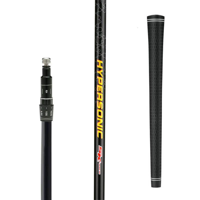 Replacement shaft for Mizuno ST180 Driver Stiff Flex (Golf Shafts) - Incl. Adapter, shaft, grip