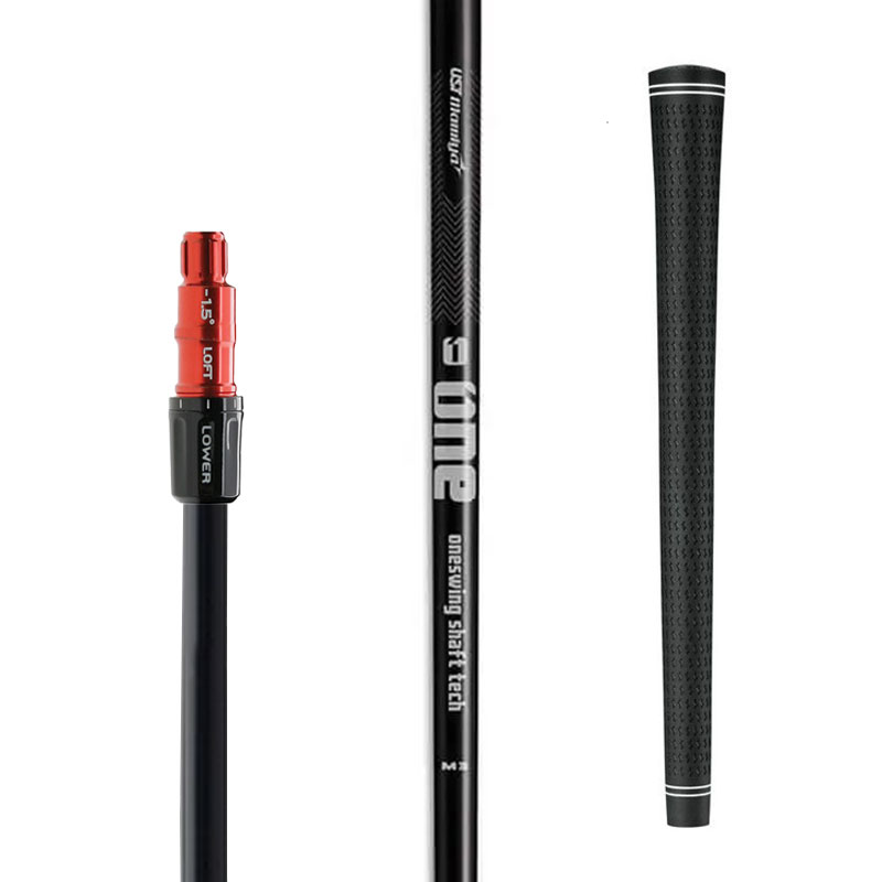 Replacement shaft for TaylorMade R9/R11s/R11 Driver - Stiff Flex (Golf Shafts) - Incl. Adapter, shaft, grip