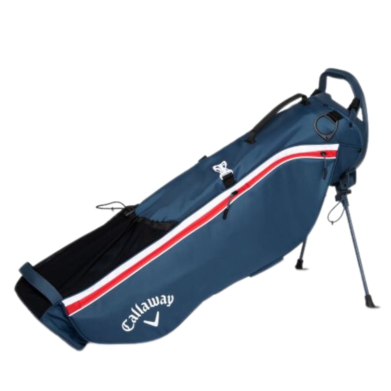 Callaway Carry+ Stand Bag - Navy / White / Red