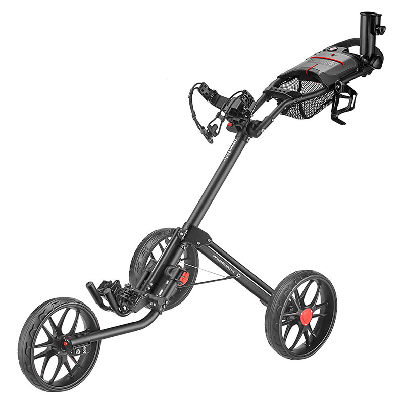 Caddytek 15.3 V2 Black - 3 Wheel Golf Trolley