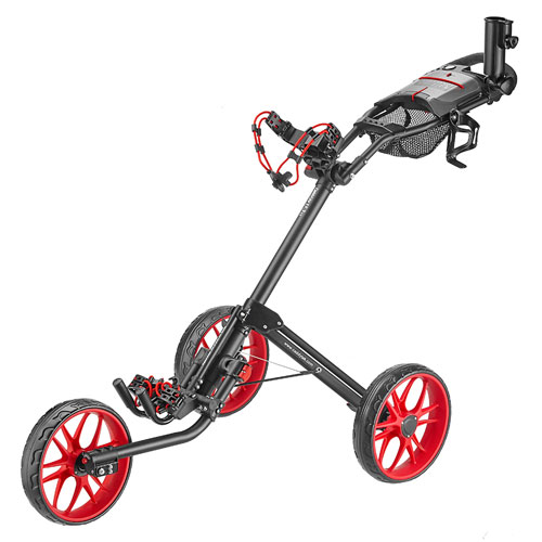 Caddytek 15.3 V2 Red - 3 Wheel Golf Trolley