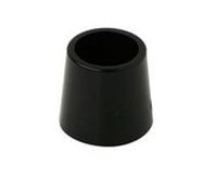 Ferrule 1/2" Black 0.350" Woods (12 pack)