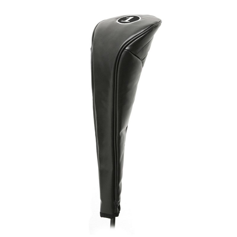 No Logo Headcover Black Fairways-#X