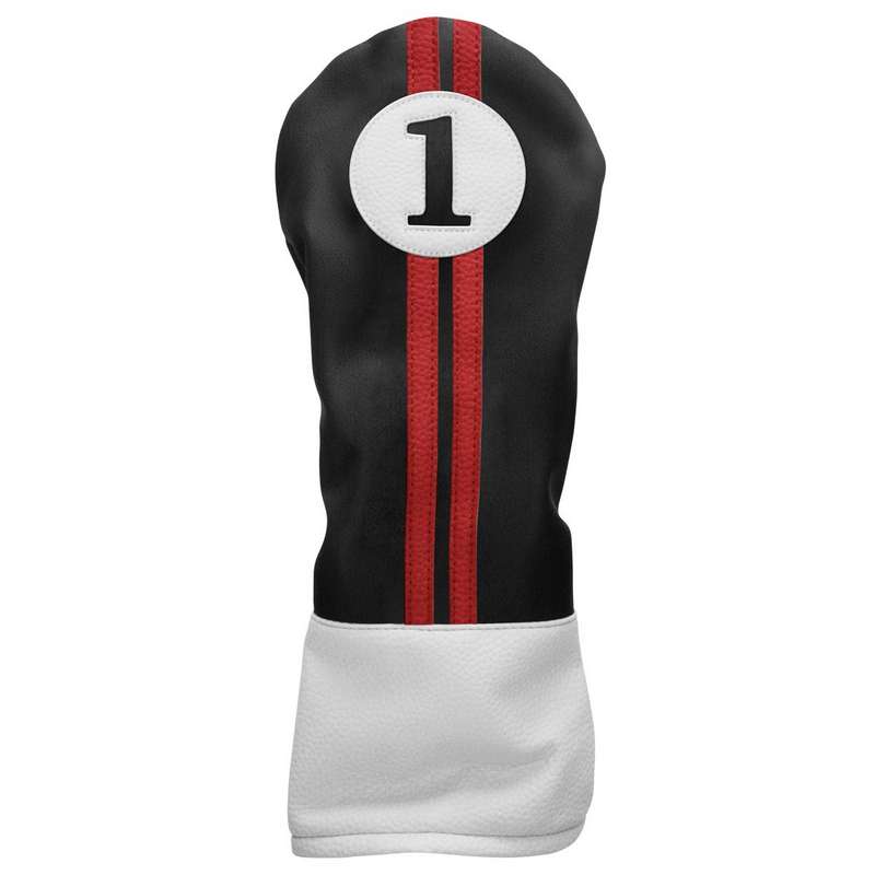 Sahara Retro Driver Headcover Black/Red/White