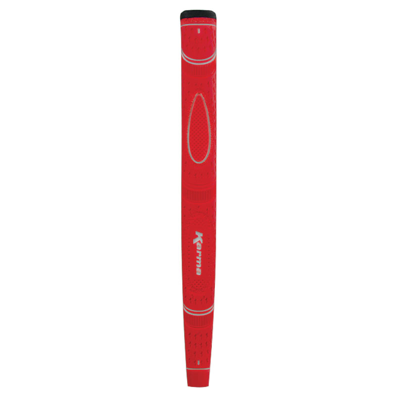 Karma Dual Touch Midsize Red Paddle Putter Golf Grips