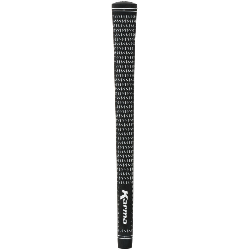 Karma Black/White Velvet Jumbo Golf Grips