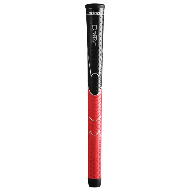 Winn DriTac Black/Red Golf Grips