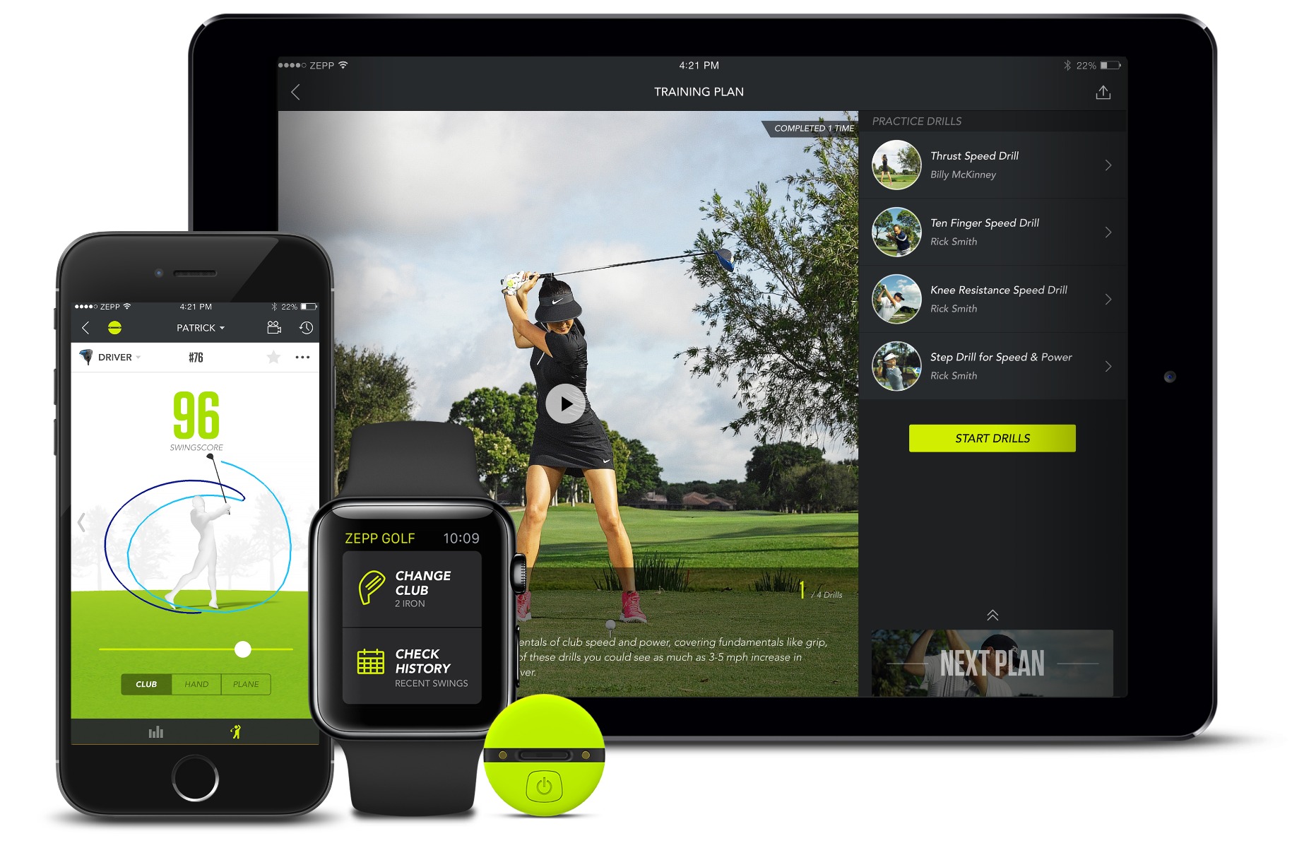 ZEPP 2 Golf Swing Analyser